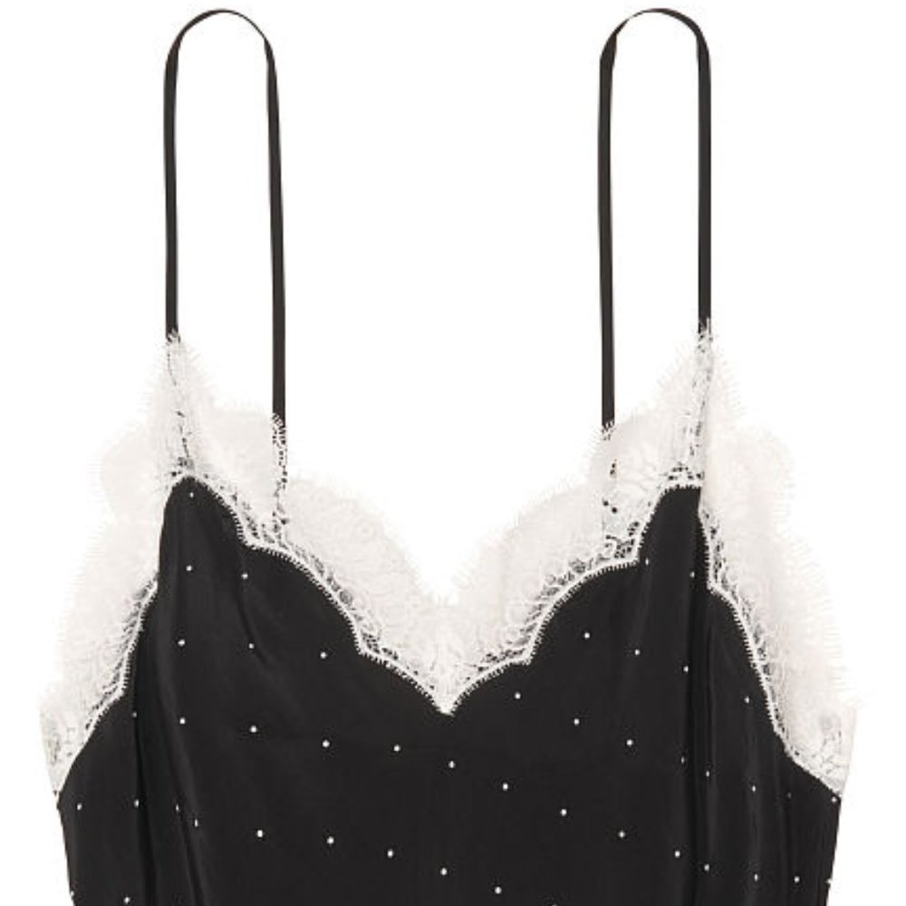 VS ONE COMPLETE SET Lightweight Silky Lace PJ Set - Picture 14 of 16